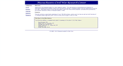 Desktop Screenshot of massachusettscivilwar.com